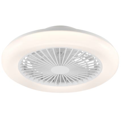 Brilliant - LED-hämardatav laelamp ventilaatoriga MONTERO LED/20W/230V 2700-6500K läbimõõt 42 cm valge + kaugjuhtimispult