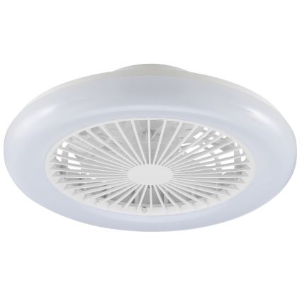 Brilliant - LED-hämardatav laelamp ventilaatoriga MONTERO LED/20W/230V 2700-6500K läbimõõt 42 cm valge + kaugjuhtimispult
