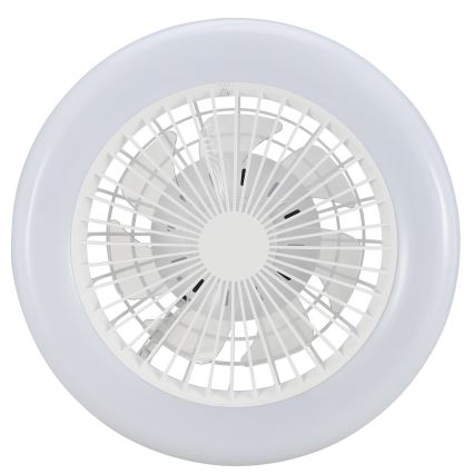 Brilliant - LED-hämardatav laelamp ventilaatoriga MONTERO LED/20W/230V 2700-6500K läbimõõt 42 cm valge + kaugjuhtimispult