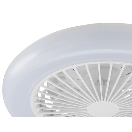 Brilliant - LED-hämardatav laelamp ventilaatoriga MONTERO LED/20W/230V 2700-6500K läbimõõt 42 cm valge + kaugjuhtimispult