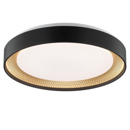 Brilliant - hämardatav LED-laelamp WALDO LED/24W/230V 3000-6500K läbimõõt 38,5 cm must/kuldne + kaugjuhtimispult