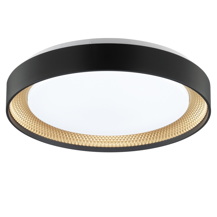 Brilliant - hämardatav LED-laelamp WALDO LED/24W/230V 3000-6500K läbimõõt 38,5 cm must/kuldne + kaugjuhtimispult