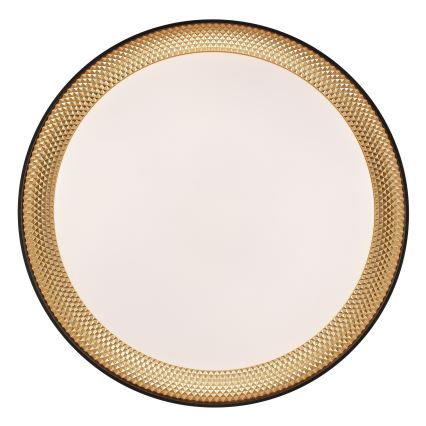 Brilliant - hämardatav LED-laelamp WALDO LED/24W/230V 3000-6500K läbimõõt 38,5 cm must/kuldne + kaugjuhtimispult