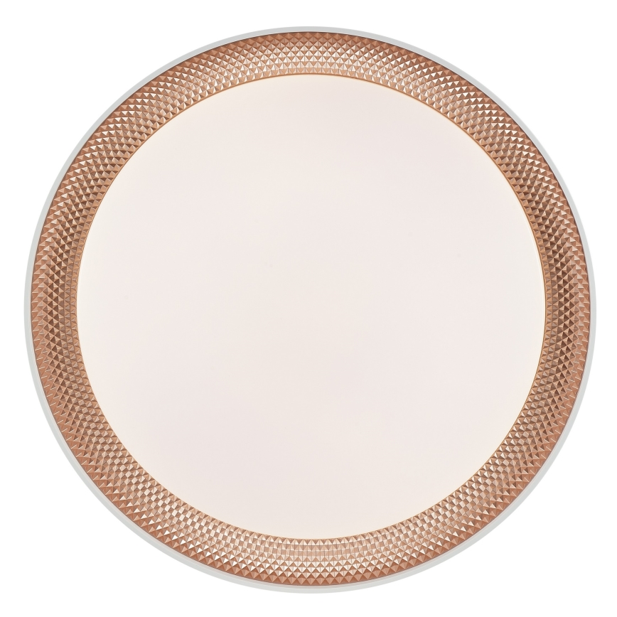 Brilliant - LED-hämardatav laelamp WALDO LED/24W/230V 3000-6500K Ø 38,5 cm valge/roosakuld + kaugjuhtimispult
