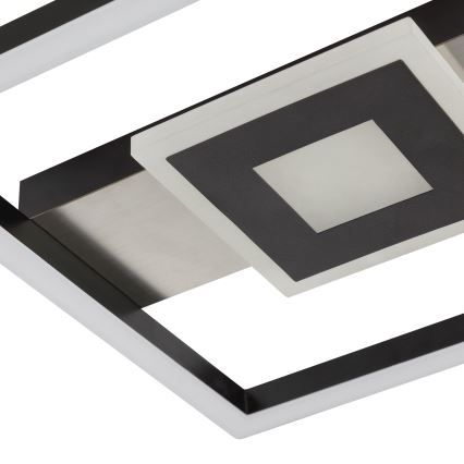 Brilliant - hämardatav LED-laevalgusti BALDO LED/18W/230V must