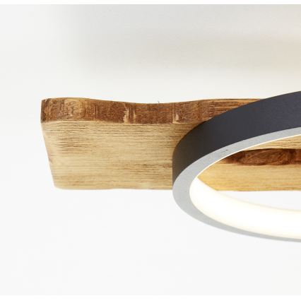 Brilliant - LED hämardatav laevalgusti PIRUS LED/40W/230V 30x90 cm kummipuu