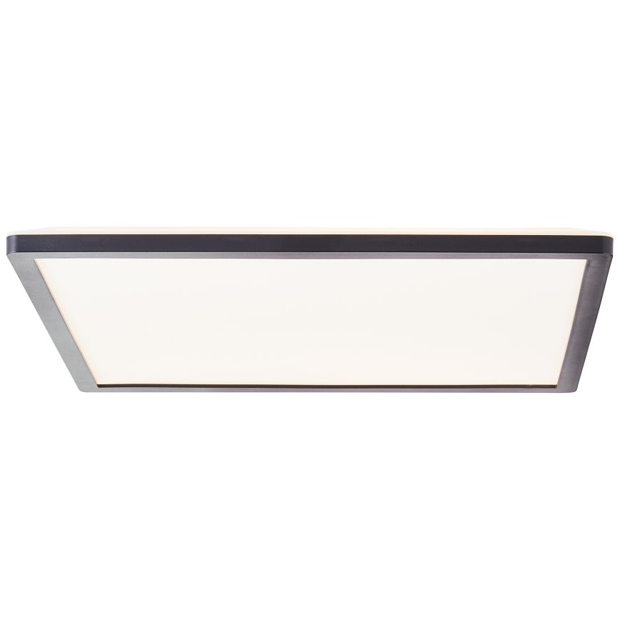 Brilliant - Hämardatav LED-laelamp SORELL LED/24/230V 3000-6500K 42x42 cm must + kaugjuhtimispult