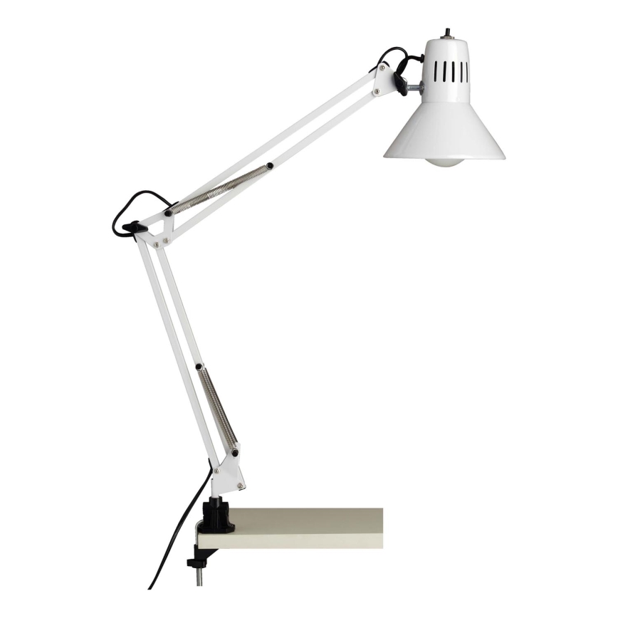 Brilliant - HOBBY laualamp klambriga 1xE27/40W/230V valge