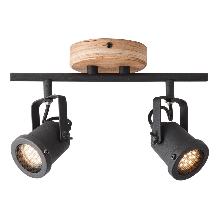 Brilliant - INGE suunav valgusti 2xGU10/6W/230V, männipuit