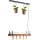 Brilliant - Kaabliga rippvalgusti BANKWOOD 5xE27/28W/230V poppelpuit