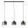 Brilliant - Kaabliga rippvalgusti BETH 3xE27/60W/230V must/suitsune
