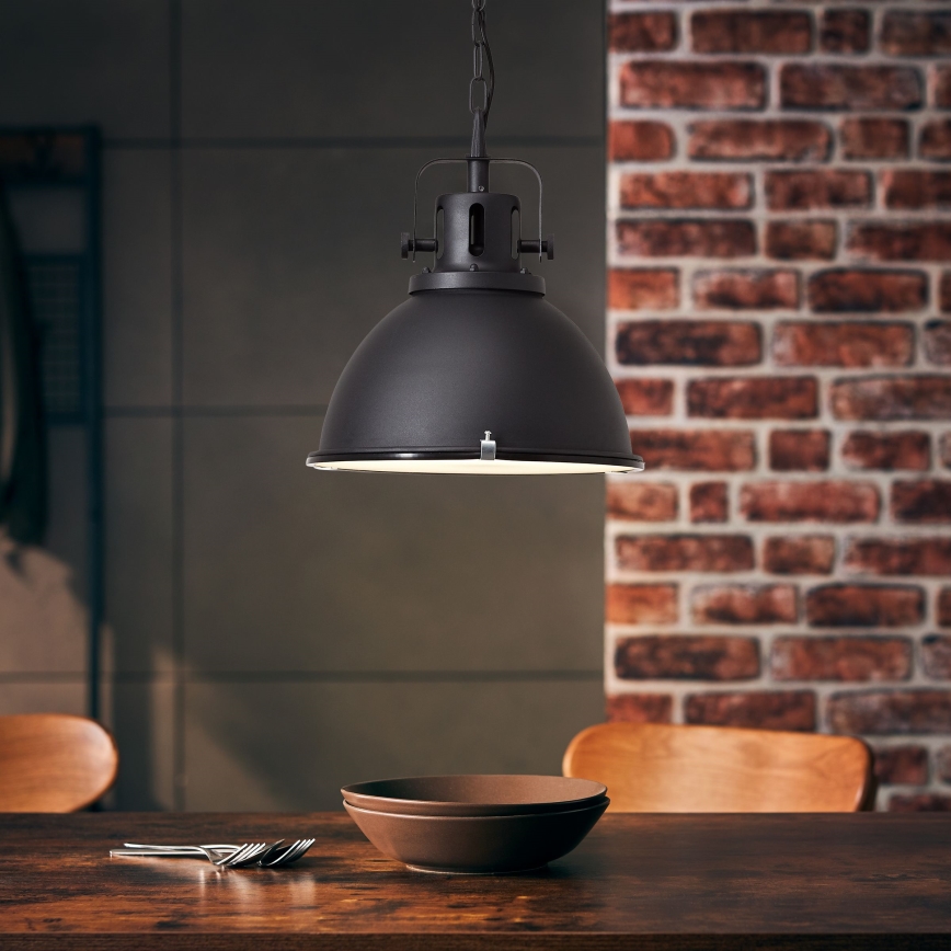 Brilliant - ketiga ripplamp JESPER GLAS 1xE27/60W/230V must