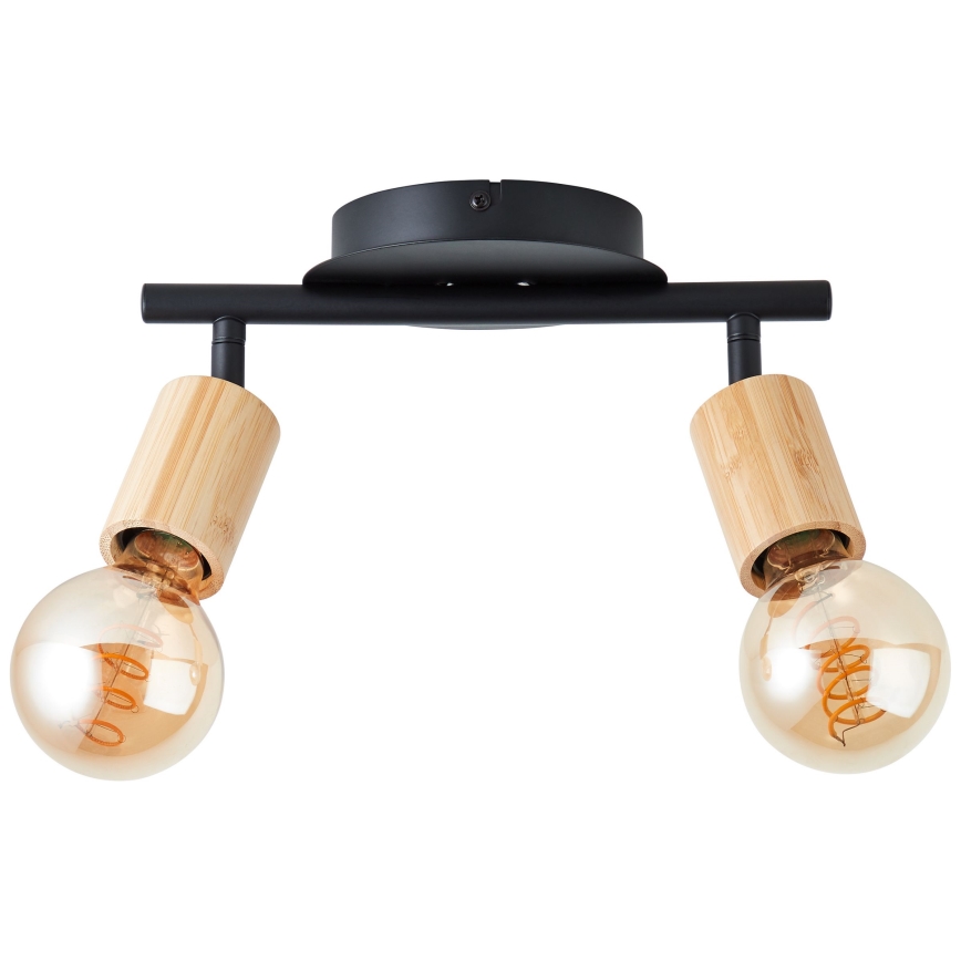 Brilliant - Kohtvalgusti TIFFANY 2xE27/28W/230V bambus