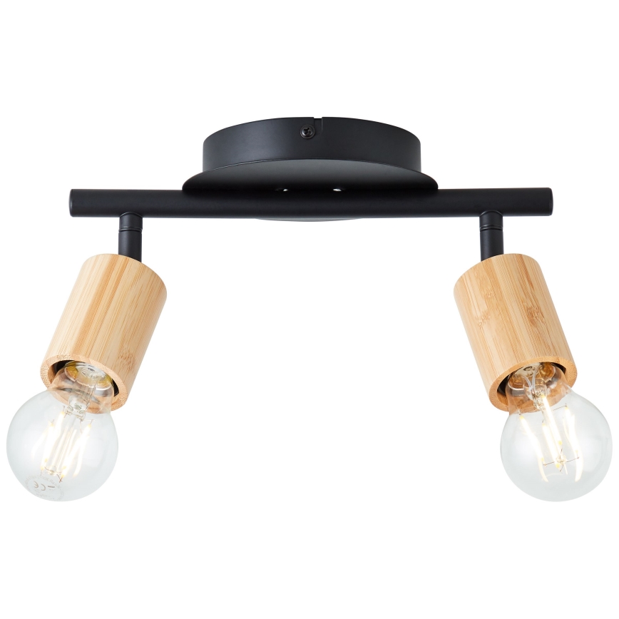 Brilliant - Kohtvalgusti TIFFANY 2xE27/28W/230V bambus