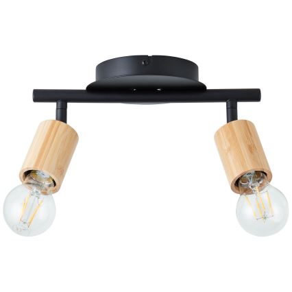 Brilliant - Kohtvalgusti TIFFANY 2xE27/28W/230V bambus