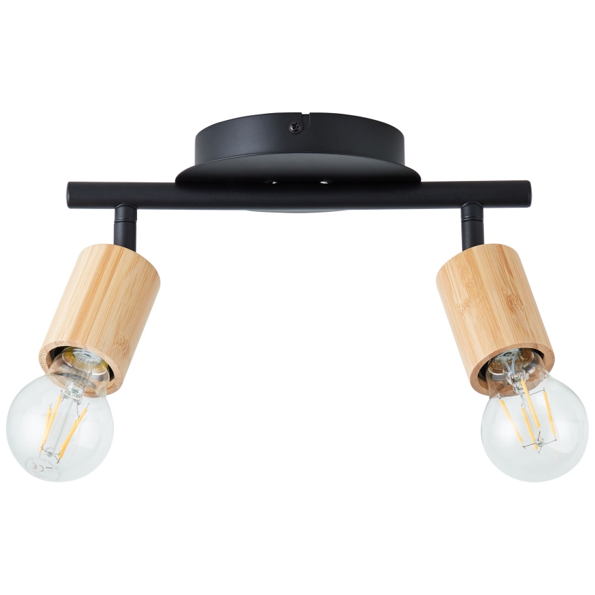 Brilliant - Kohtvalgusti TIFFANY 2xE27/28W/230V bambus