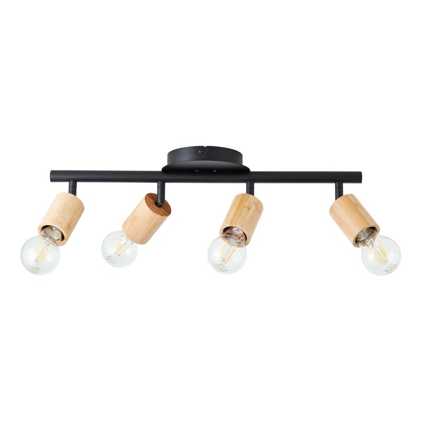 Brilliant - Kohtvalgusti TIFFANY 4xE27/28W/230V bambus