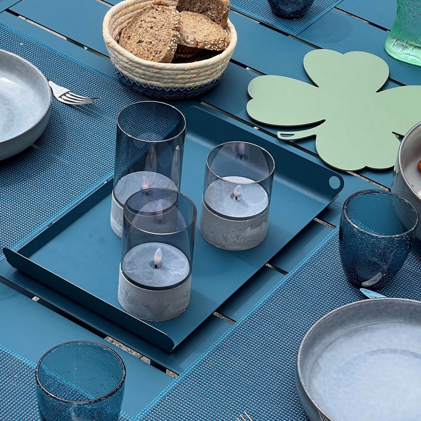 Brilliant - komplekt 3x LED-küünalt BOUGIE LED/2xAA IP44 hall/suitsune