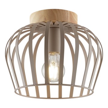 Brilliant - Laelamp NORDIC CAGE 1xE27/20W/230V, läbimõõt 25 cm, beež