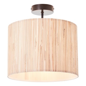 Brilliant - laelamp WIMEA 1xE27/52W/230V, läbimõõt 30 cm, must/beež