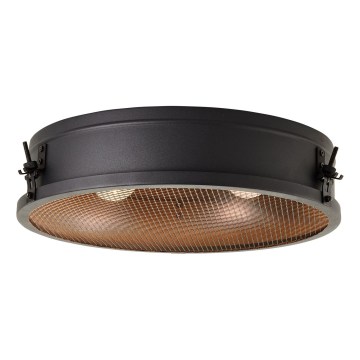 Brilliant - laelamp ZOIS 2xE27/28W/230V läbimõõt 42 cm must