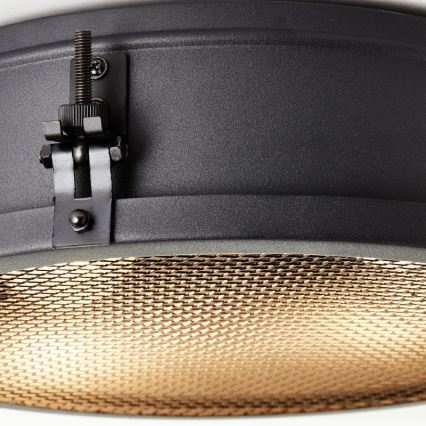 Brilliant - laelamp ZOIS 2xE27/28W/230V Ø 34 cm must