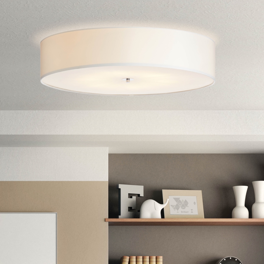 Brilliant - laevalgusti ANDRIA 6xE27/46W/230V, läbimõõt 70 cm, kreemjas