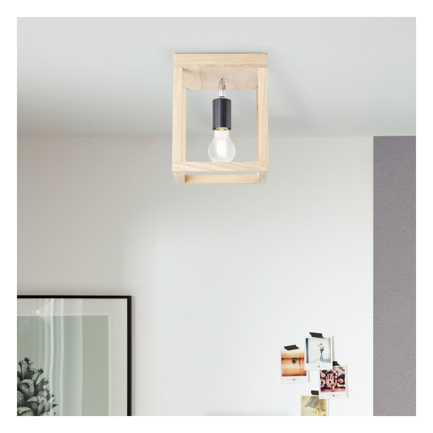 Brilliant - Laevalgusti NEREA 1xE27/15W/230V tamm