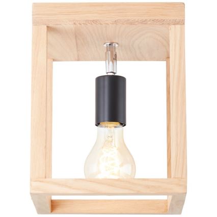 Brilliant - Laevalgusti NEREA 1xE27/15W/230V tamm