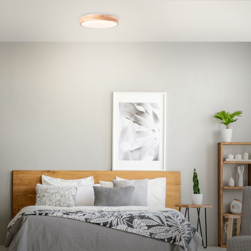 Brilliant - laevalgusti SLIMLINE LED/24W/230V, läbimõõt 34,5 cm, kummipuu