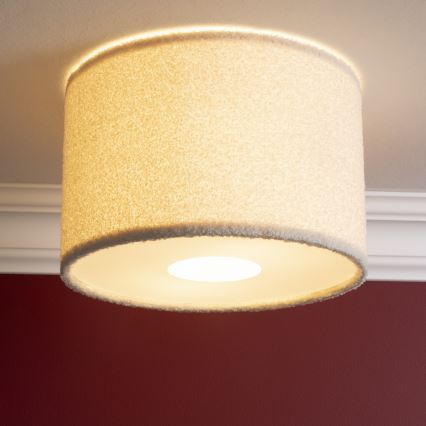 Brilliant - Laevalgusti TEDDY 2xE27/20W/230V läbimõõt 35 cm koorevärvi