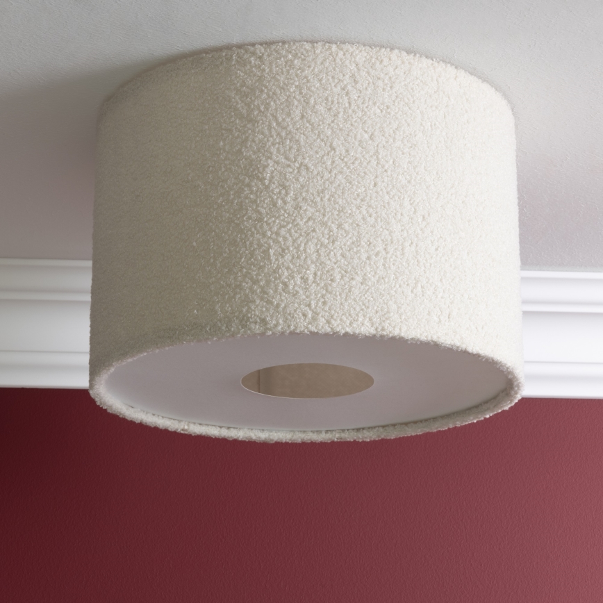 Brilliant - Laevalgusti TEDDY 2xE27/20W/230V läbimõõt 35 cm koorevärvi