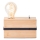 Brilliant - Laualamp BENNY 1xE27/40W/230V bambus
