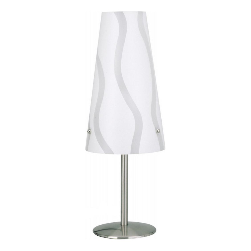 Brilliant - Laualamp ISI 1xE14/40W/230V valge/hall/läikiv kroom