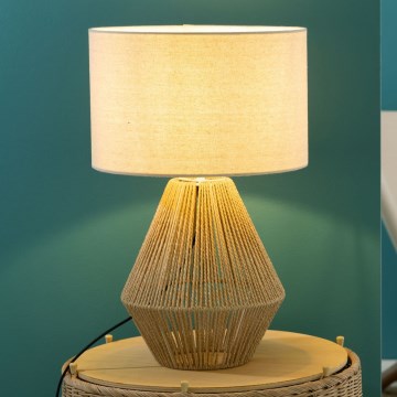 Brilliant - Laualamp LARAINE 1xE27/42W/230V beež