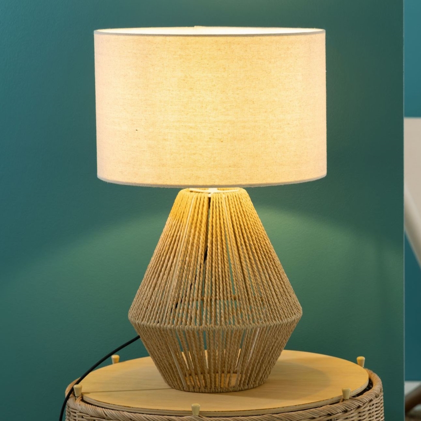 Brilliant - Laualamp LARAINE 1xE27/42W/230V beež