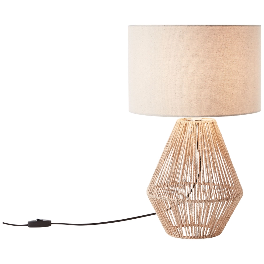 Brilliant - Laualamp LARAINE 1xE27/42W/230V beež