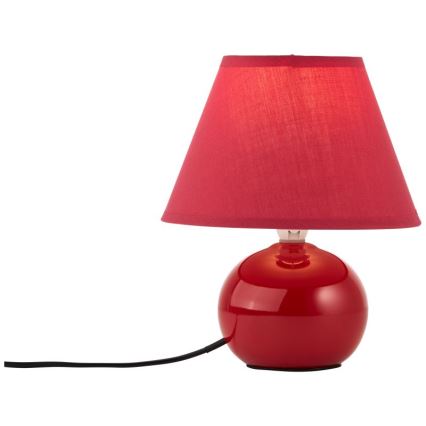 Brilliant - Laualamp PRIMO 1xE14/40W/230V keeramika/punane