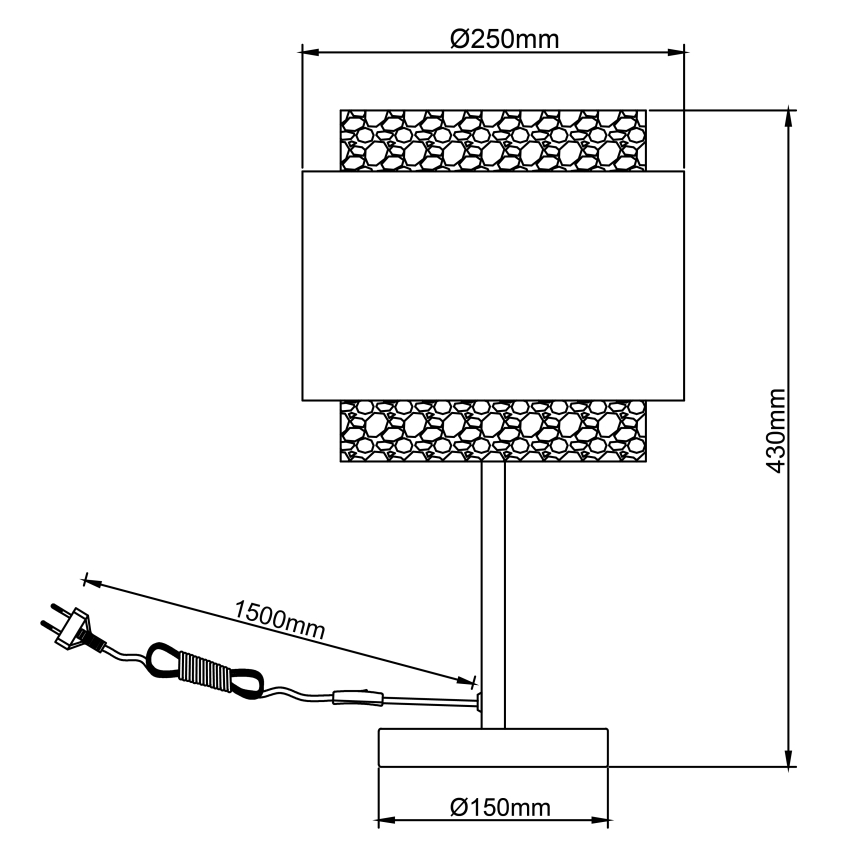 Brilliant - Laualamp WATERLILLY 1xE27/60W/230V hall