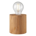 Brilliant - Laualamp WOODRA 1xE27/20W/230V männipuit