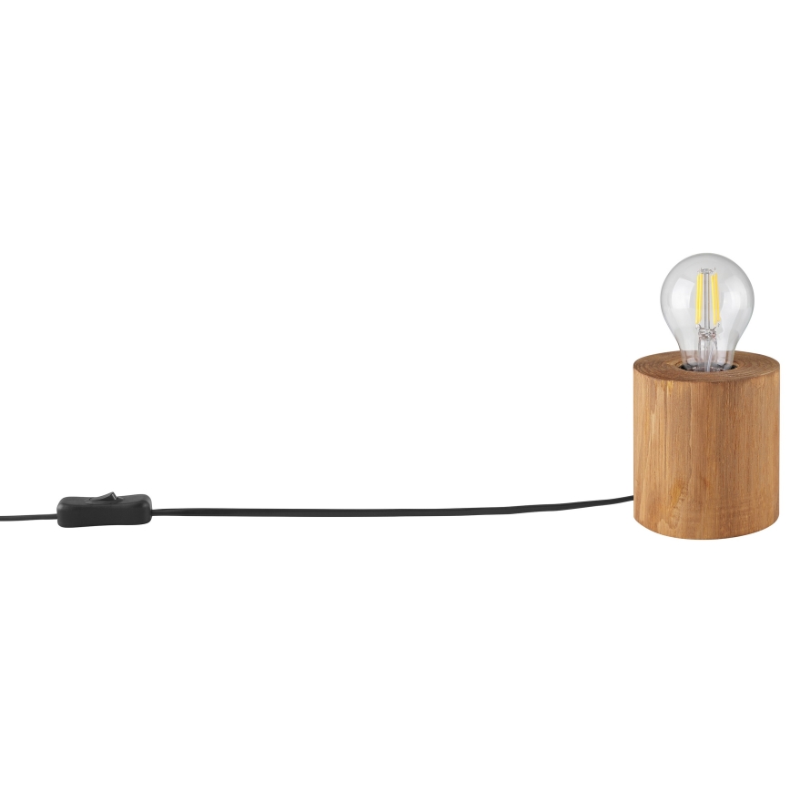 Brilliant - Laualamp WOODRA 1xE27/20W/230V männipuit