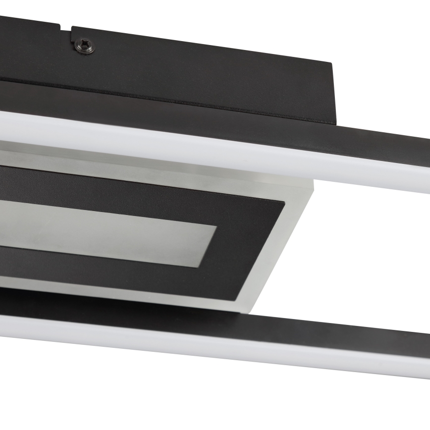 Brilliant - LED RGBW Hämardatav laevalgusti BESSON LED/20W/230V 3000-6500K must + kaugjuhtimispult