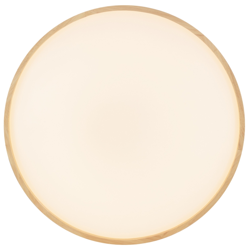 Brilliant - LED hämardatav laelamp ALSON LED/17W/230V 3000-6500K läbimõõt 49,5 cm kautšukipuu + kaugjuhtimispult