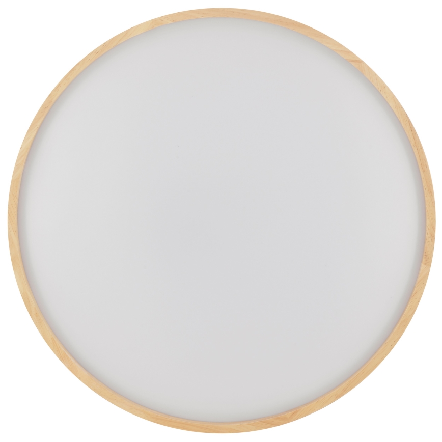 Brilliant - LED hämardatav laelamp ALSON LED/17W/230V 3000-6500K läbimõõt 49,5 cm kautšukipuu + kaugjuhtimispult