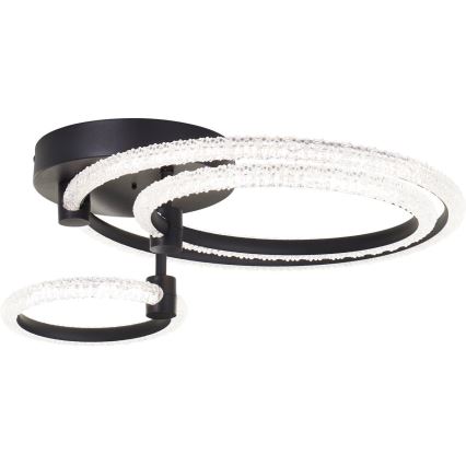 Brilliant - Hämardatav LED-laelamp AYDIN LED/34W/230V 3000-6500K must + kaugjuhtimispult
