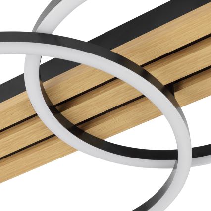 Brilliant - LED hämardatav laelamp CALMA LED/21W/230V must