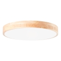 Brilliant - LED hämardatav laelamp SLIMLINE LED/60W/230V 3000-6500K läbimõõt 45 cm kummipuit + kaugjuhtimispult