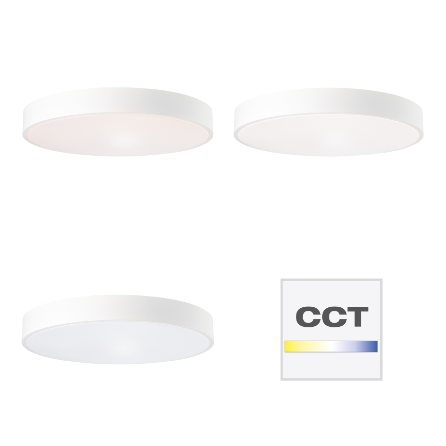 Brilliant - LED hämardatav laevalgusti SLIMLINE LED/60W/230V 3000–6500K Ø 49 cm valge + kaugjuhtimispult