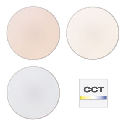 Brilliant - LED hämardatav laevalgusti SLIMLINE LED/60W/230V 3000–6500K Ø 49 cm valge + kaugjuhtimispult