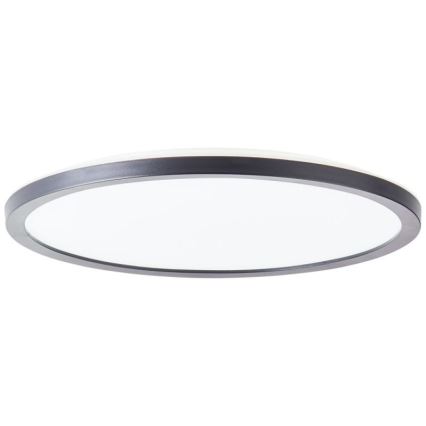 Brilliant - Hämardatav laelamp SORELL LED/18W/230V 3000-6500K Ø 29 cm must + kaugjuhtimispult